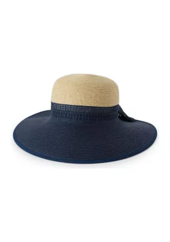 Open Inset Wide Brim Framer Hat 