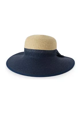 Open Inset Wide Brim Framer Hat 