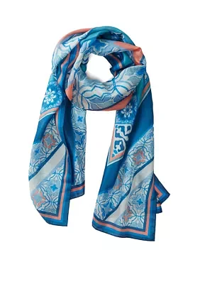 Geometric Print Oblong Scarf