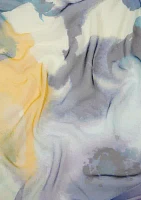 Blooms Printed Polyester Square Scarf