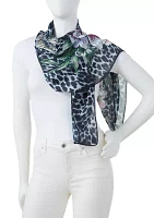 Animal Peony Square Scarf