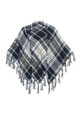 Women's Plaid Printed Triangle Scarf