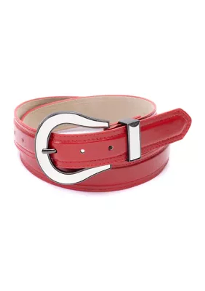 Two Tone Hardware Belt