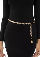 Chain Belt with Crystal Links