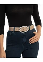 Twist Buckle Crocodile Belt