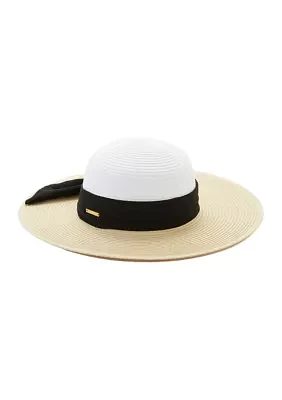 Color Block Floppy Hat