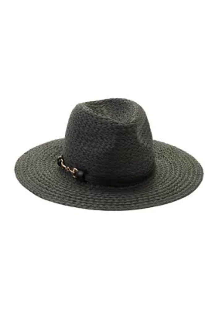 Belted Panama Hat