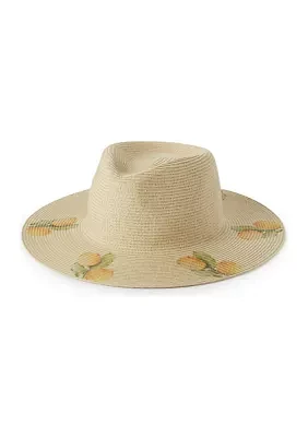 Printed Panama Hat