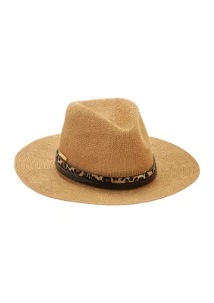 Packable Paper Knit Panama Hat