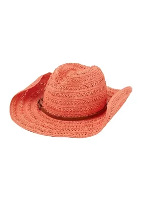 Open Weave Cowgirl Hat