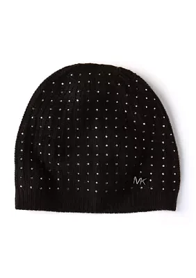 Mini Faceted Stud Beanie