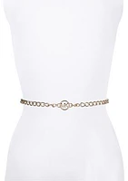 Logo Chain Belt