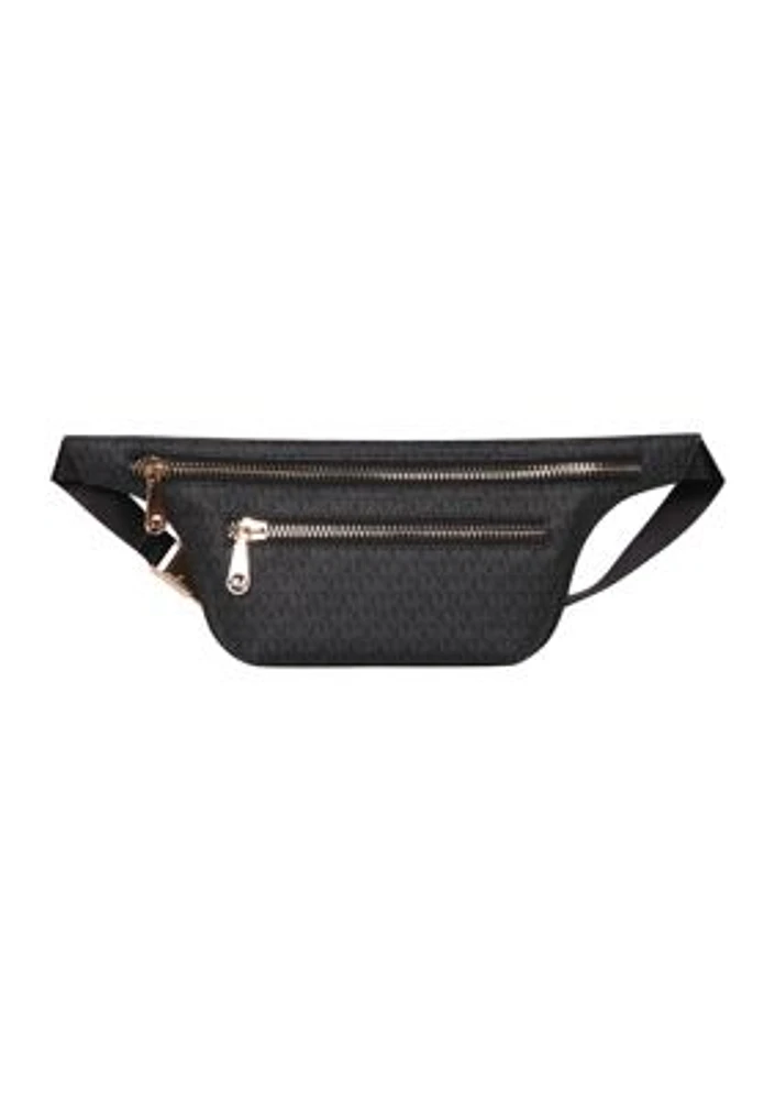 Double Zip Belt Bag