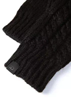 Cable Fingerless Gloves