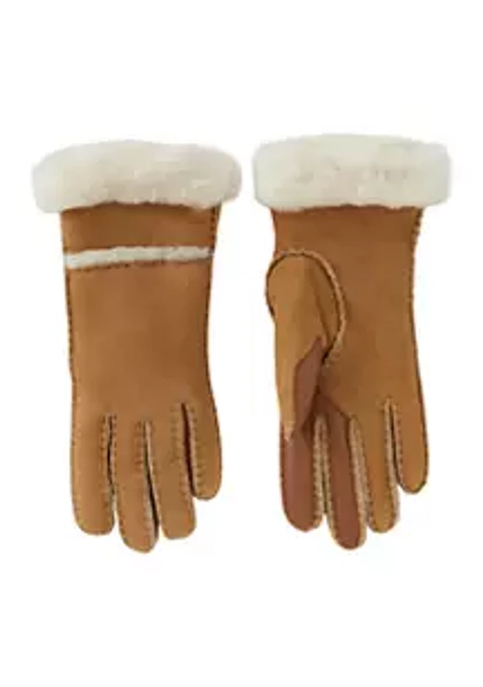 UGG® Sheepskin Seamed Tech Gloves