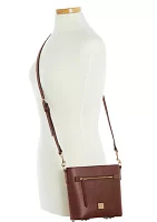 Saffiano Small Zip Crossbody Bag