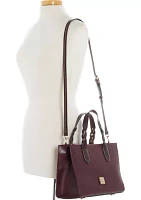 Saffiano Trim Satchel