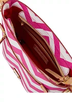 Chevron Small Zip Crossbody Bag