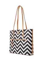 Chevron Large Shopper Tote Bag