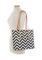 Chevron Large Shopper Tote Bag