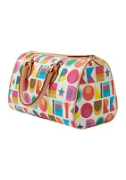 Printed Satchel 