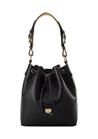 Lucca Leather Drawstring Shoulder Bag