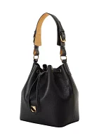 Lucca Leather Drawstring Shoulder Bag