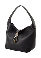 Lucca Logo Hobo Bag