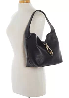 Lucca Logo Hobo Bag