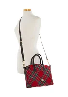 Tartan Domed Satchel