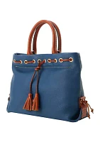 Pebble Grain Tassel Tote