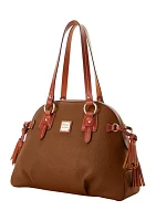 Pebble Grain Domed Satchel