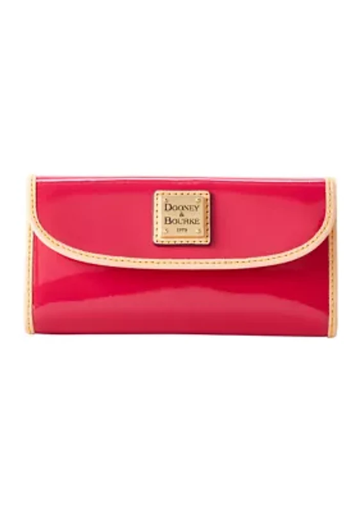 Patent Leather Continental Clutch