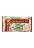 Plumeria Continental Clutch