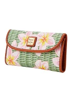 Plumeria Continental Clutch