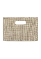 Asher Diamond Mesh Cut Out Handle Clutch