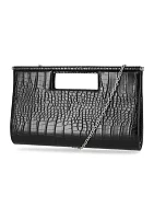 Yvette - Croco Top Handle Bag