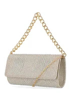 Max - Lurex with Stones Shoulder Clutch