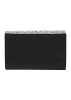 Oriana - V Flap Beaded Clutch