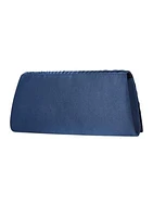 Aria - Brooch Flap Satin Clutch