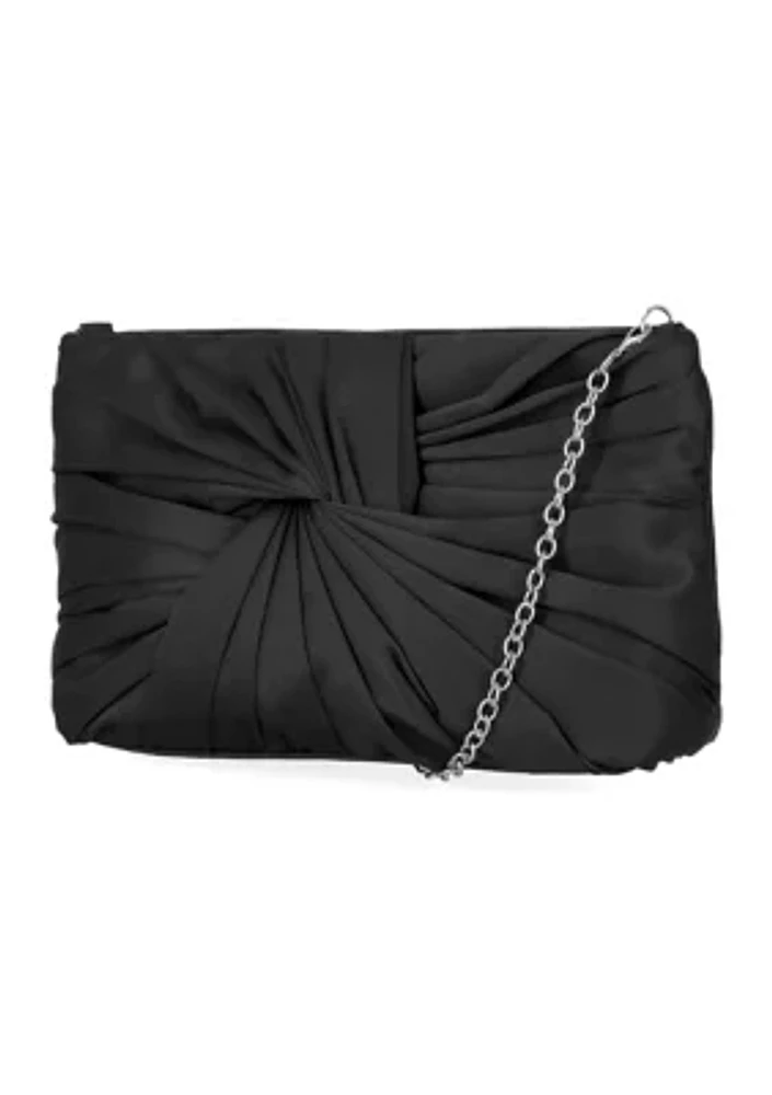 Ariel - Matt Satin Twist Front Clutch