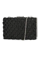 Emery - Knitted Satin Overlay Minaudiere