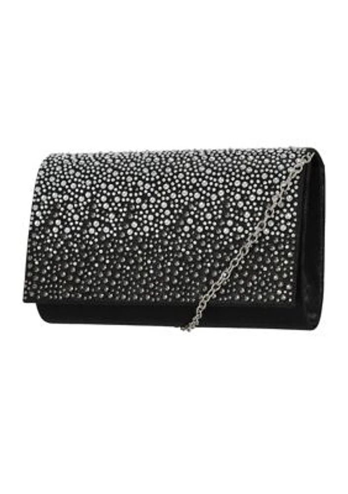 Chloe - Stone Soft Shine Clutch