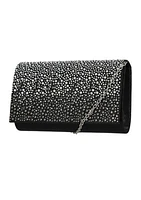 Chloe - Stone Soft Shine Clutch