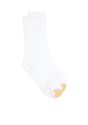 Gold Toe® Ribbed Crew Socks - 6 Pack