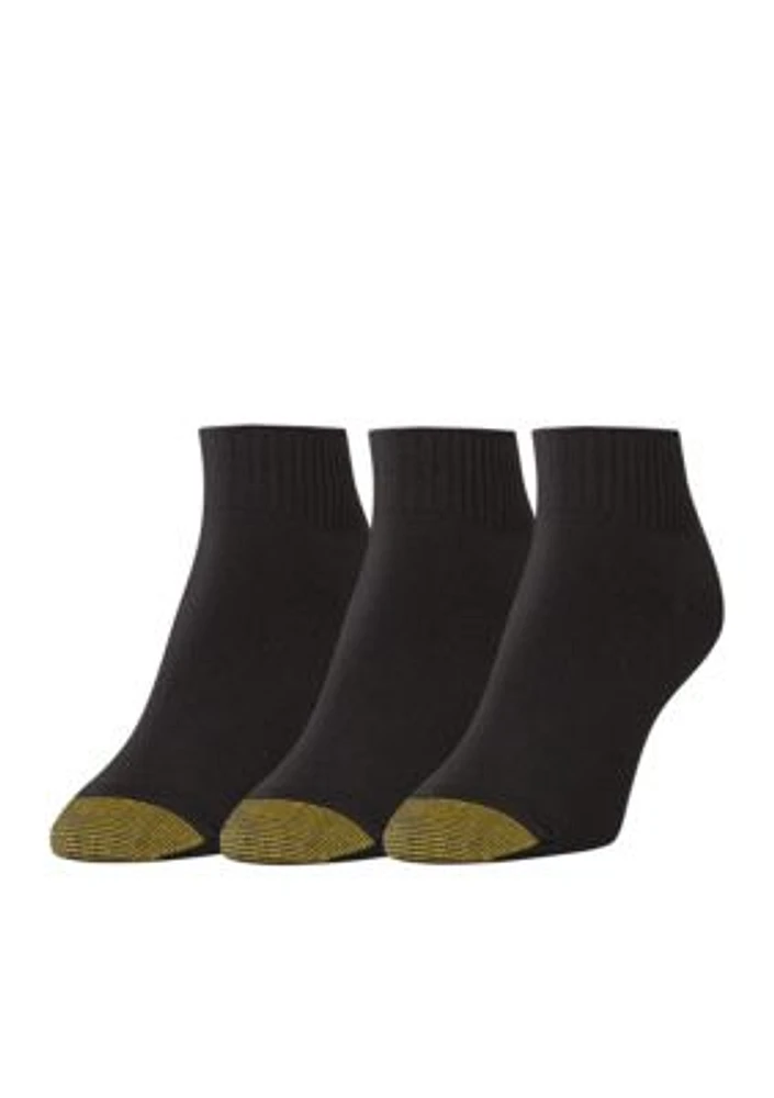 Ultra Soft French Quarter Socks - 3 Pack