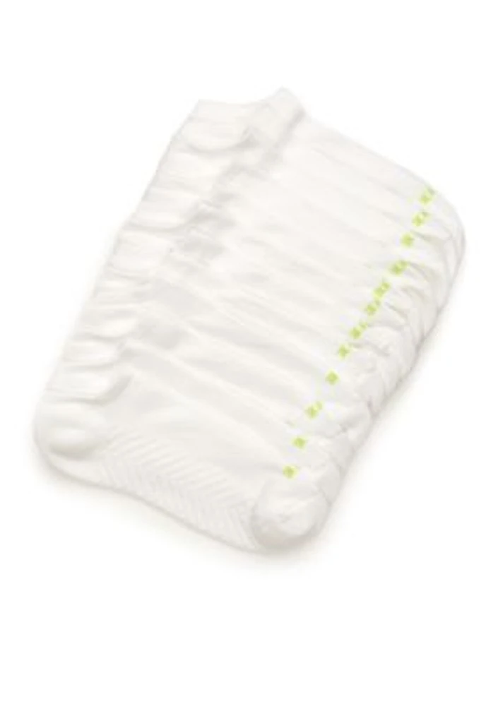 Microfiber Massaging Liner Socks - 6 Pack