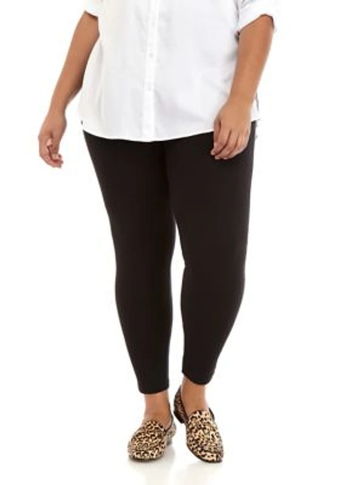 Women's Wide Waistband Blackout Cotton Leggings