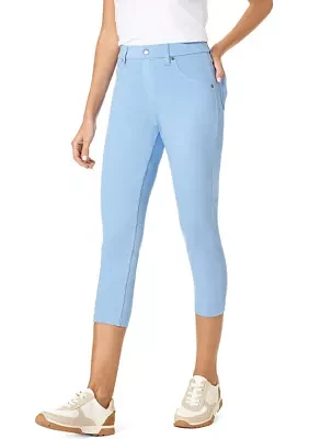 Ultra Soft Denim High Waist Capris
