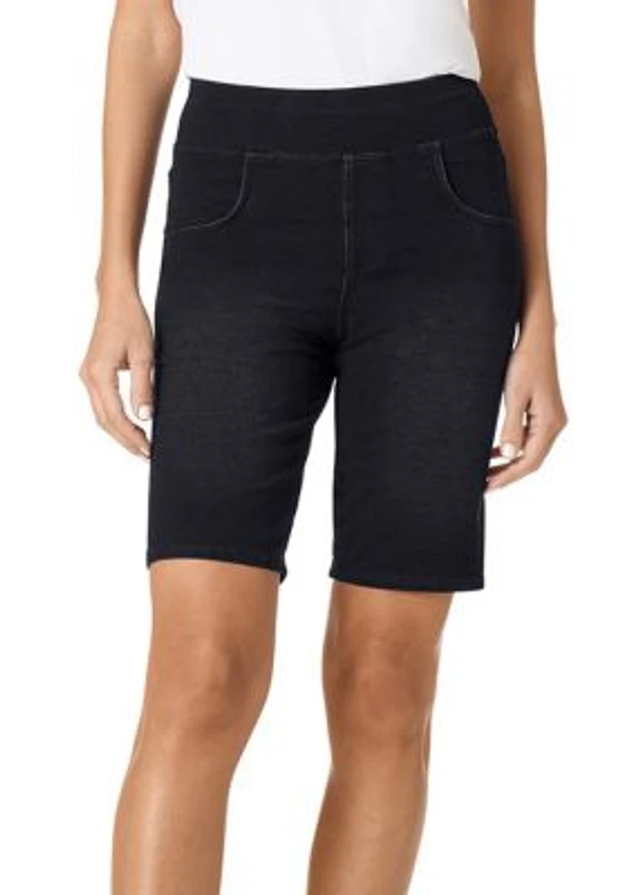 Game Changing Denim Bermuda Shorts